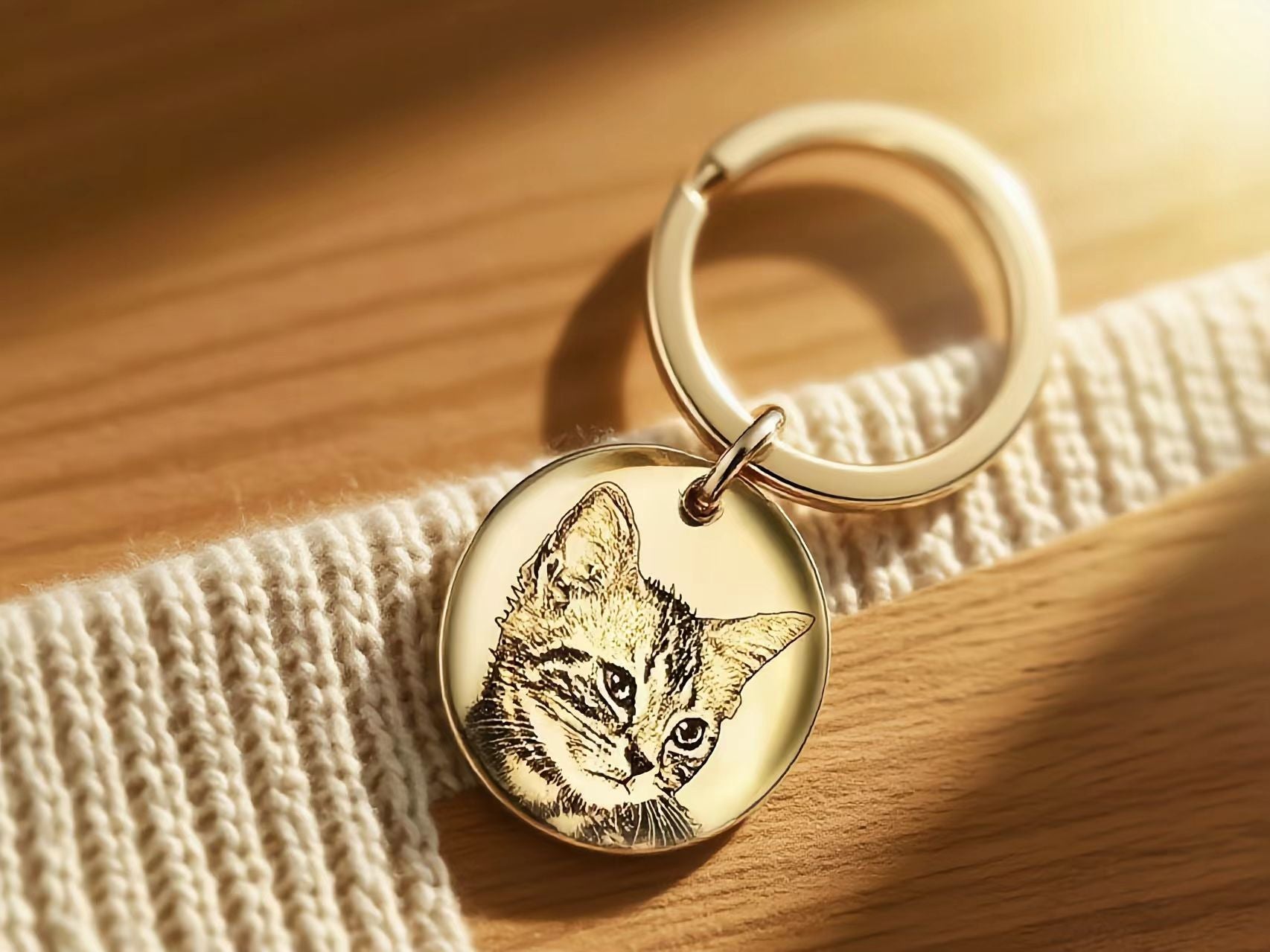 Custom Pet ID Keychain: Keep Your Furry Friend Safe and Close to Your Heart