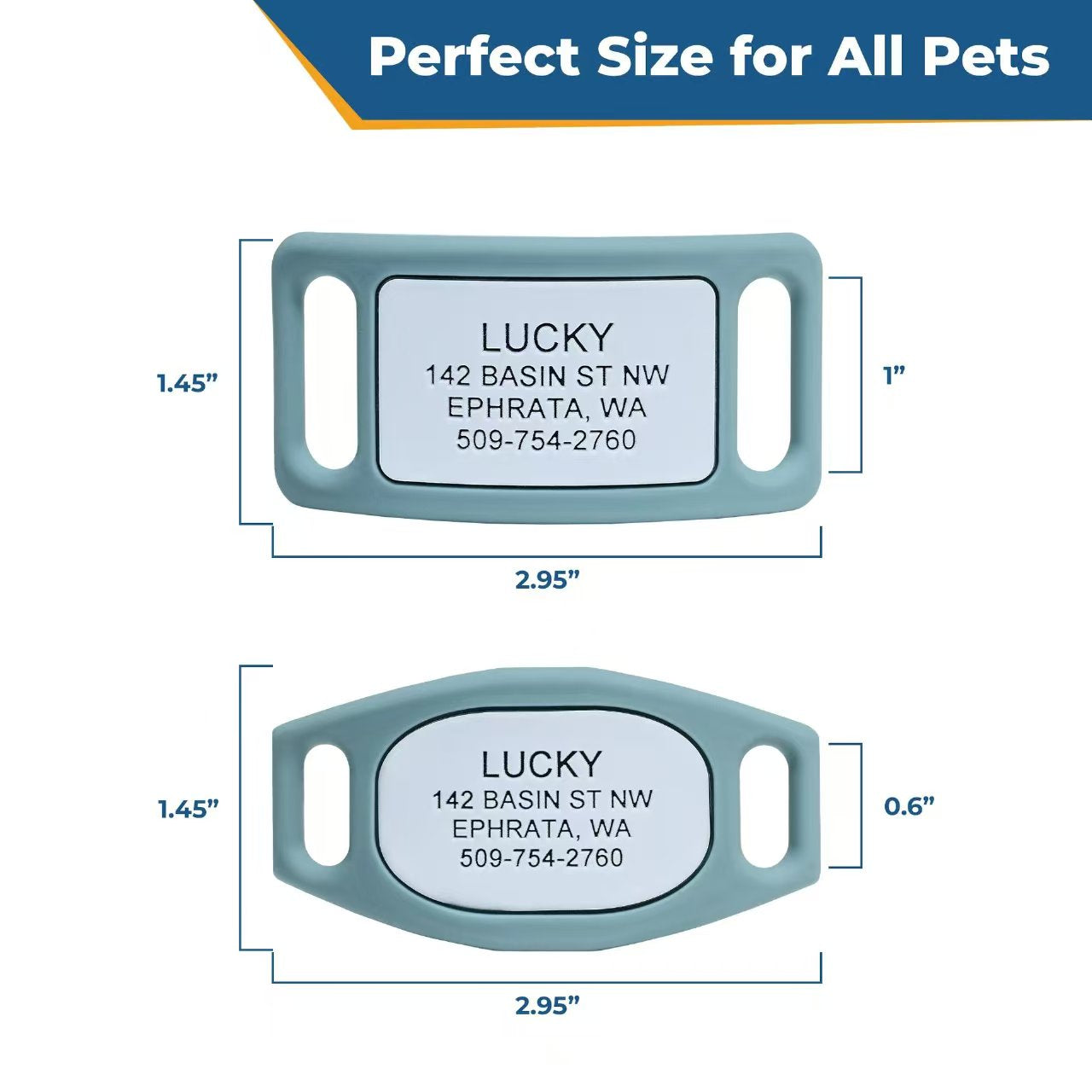 Silicone Silent Custom Pet ID Card