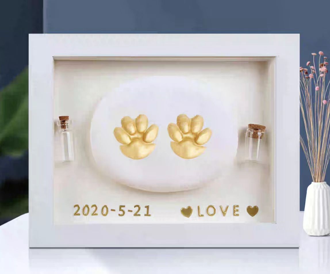 Homemade Pet Paw Print Kit （5.98*7.99in）