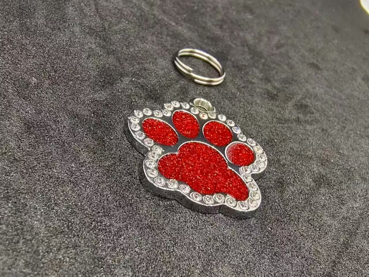 Sparkling Personalized Pet Tag: Shine with Love for Your Furry Friend