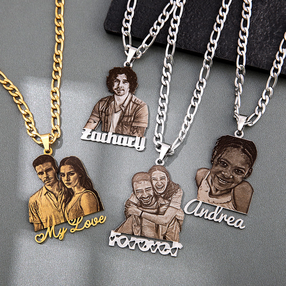 Custom Titanium Steel Necklace: Carry Your Loved Ones Everywhere