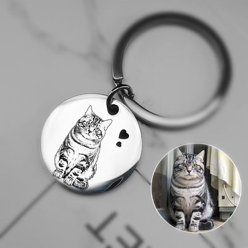 Custom Pet ID Keychain: Keep Your Furry Friend Safe and Close to Your Heart
