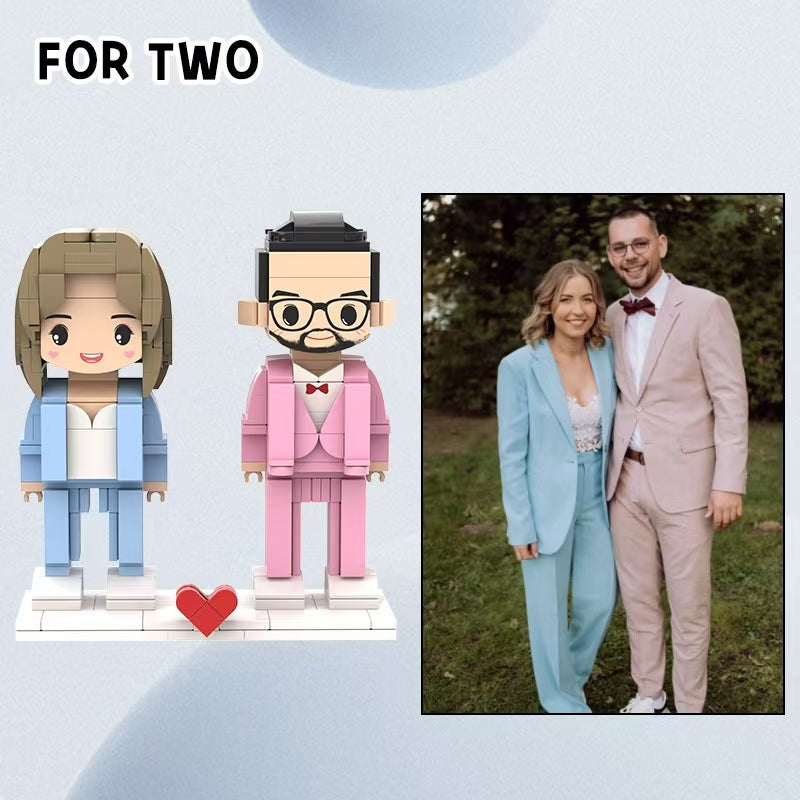Customizable Brick Figures: Turn Precious Memories into Love