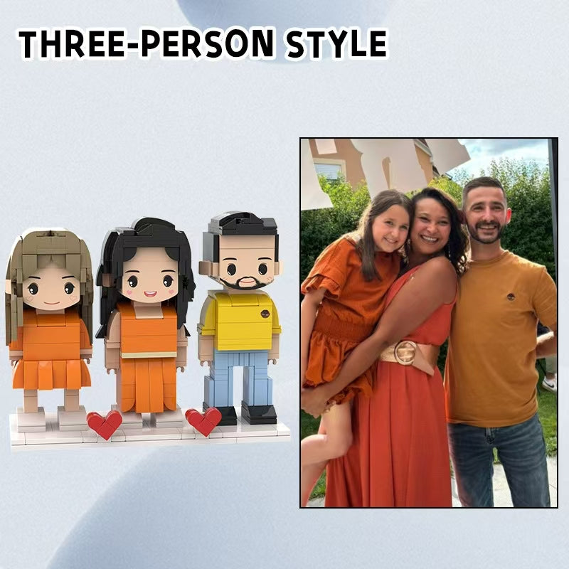 Customizable Brick Figures: Turn Precious Memories into Love