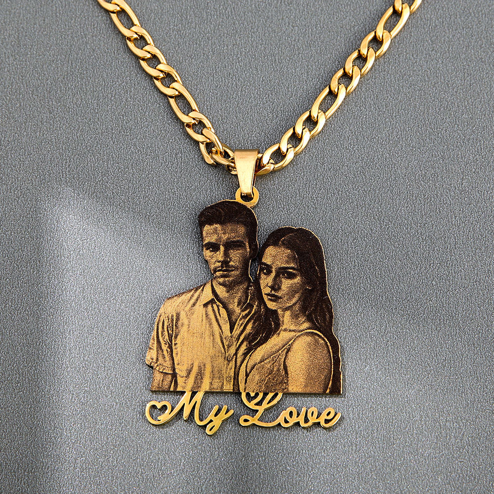 Custom Titanium Steel Necklace: Carry Your Loved Ones Everywhere