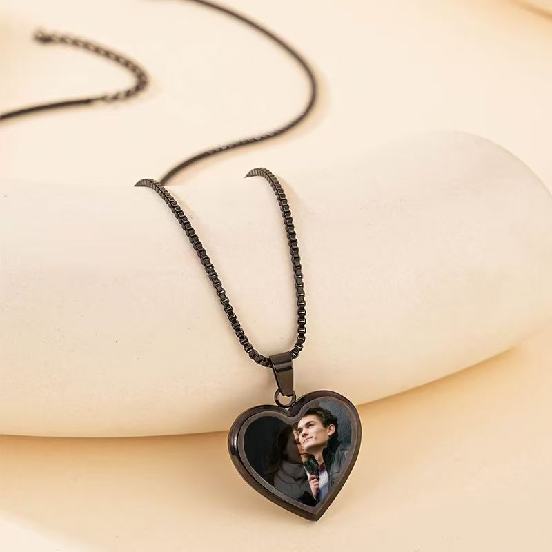 Handmade Thermochromic Pendant Necklace - Custom DIY Exclusive Design, Perfect Couple's Luxury Gift