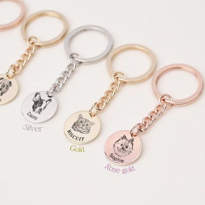 Custom Pet ID Keychain: Keep Your Furry Friend Safe and Close to Your Heart