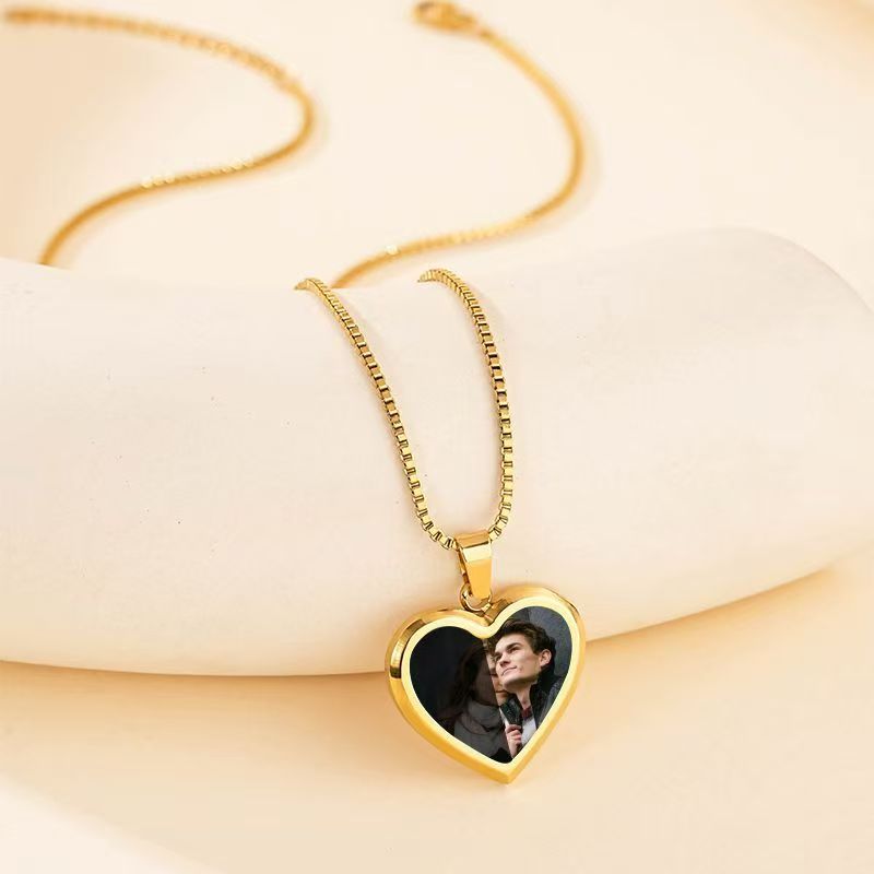 Handmade Thermochromic Pendant Necklace - Custom DIY Exclusive Design, Perfect Couple's Luxury Gift