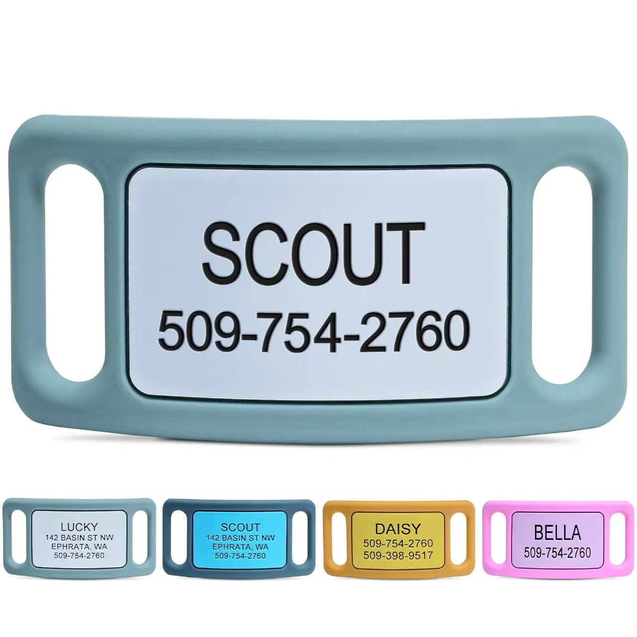 Silicone Silent Custom Pet ID Card