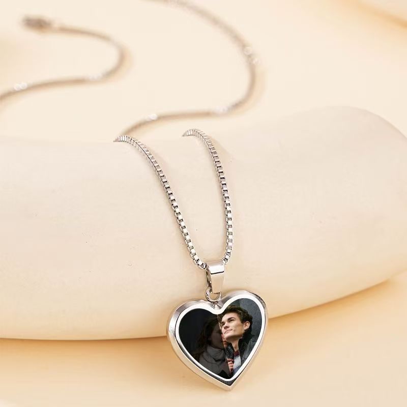 Handmade Thermochromic Pendant Necklace - Custom DIY Exclusive Design, Perfect Couple's Luxury Gift