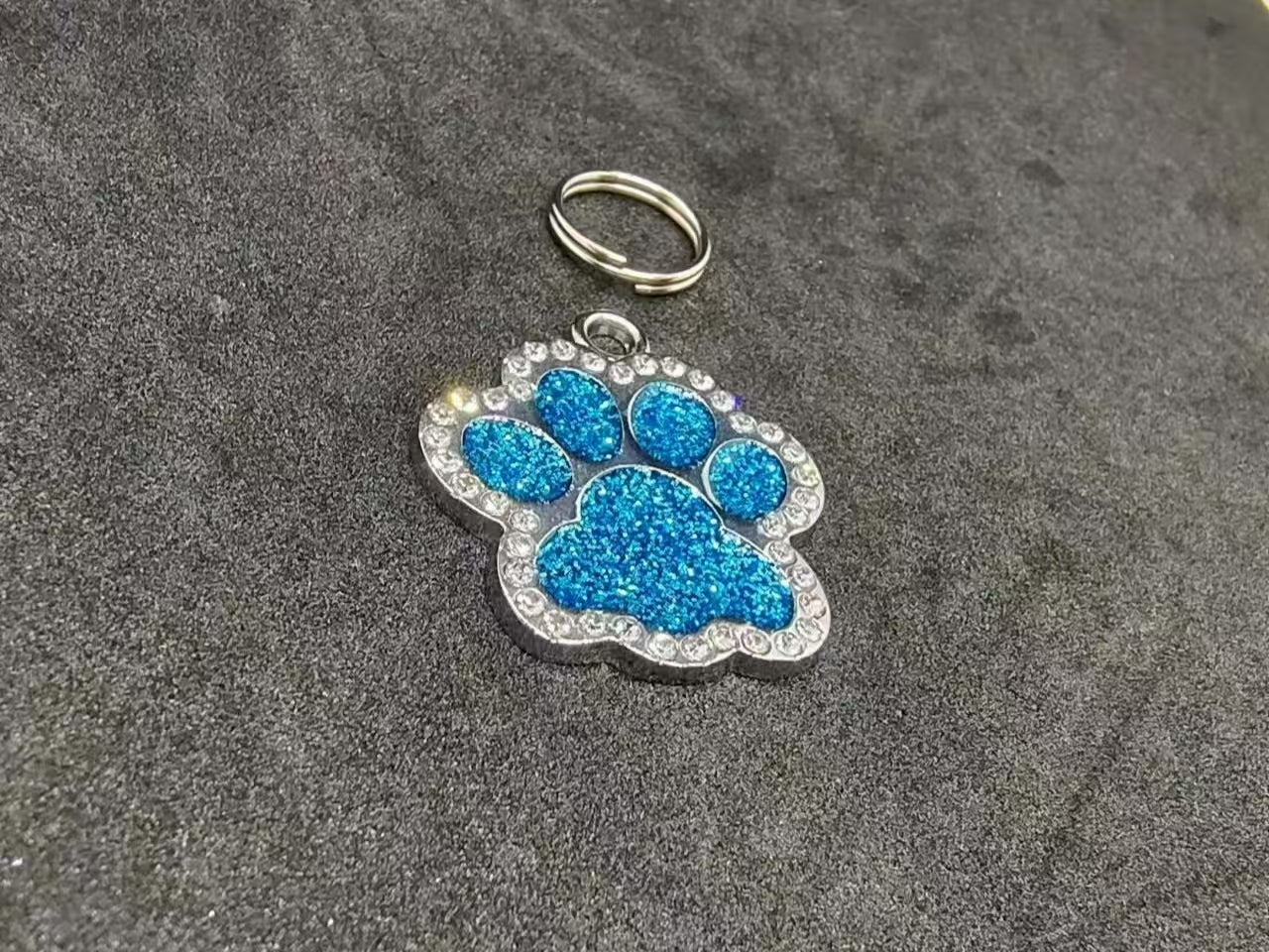 Sparkling Personalized Pet Tag: Shine with Love for Your Furry Friend