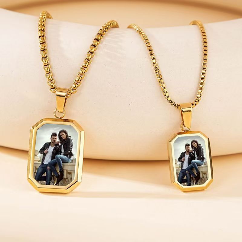 Handmade Thermochromic Pendant Necklace - Custom DIY Exclusive Design, Perfect Couple's Luxury Gift