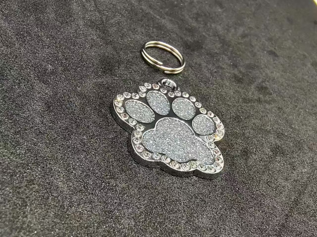 Sparkling Personalized Pet Tag: Shine with Love for Your Furry Friend
