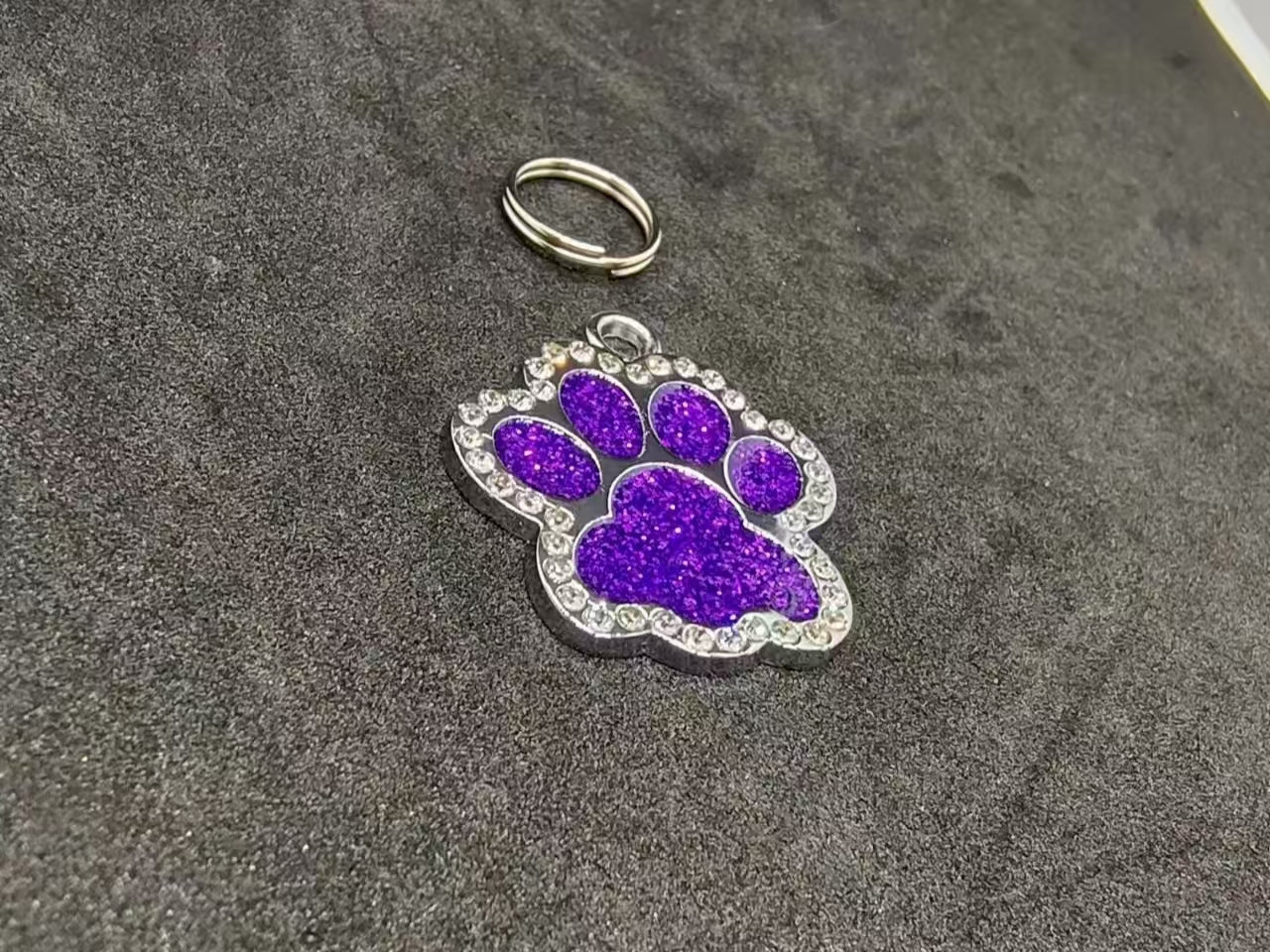 Sparkling Personalized Pet Tag: Shine with Love for Your Furry Friend