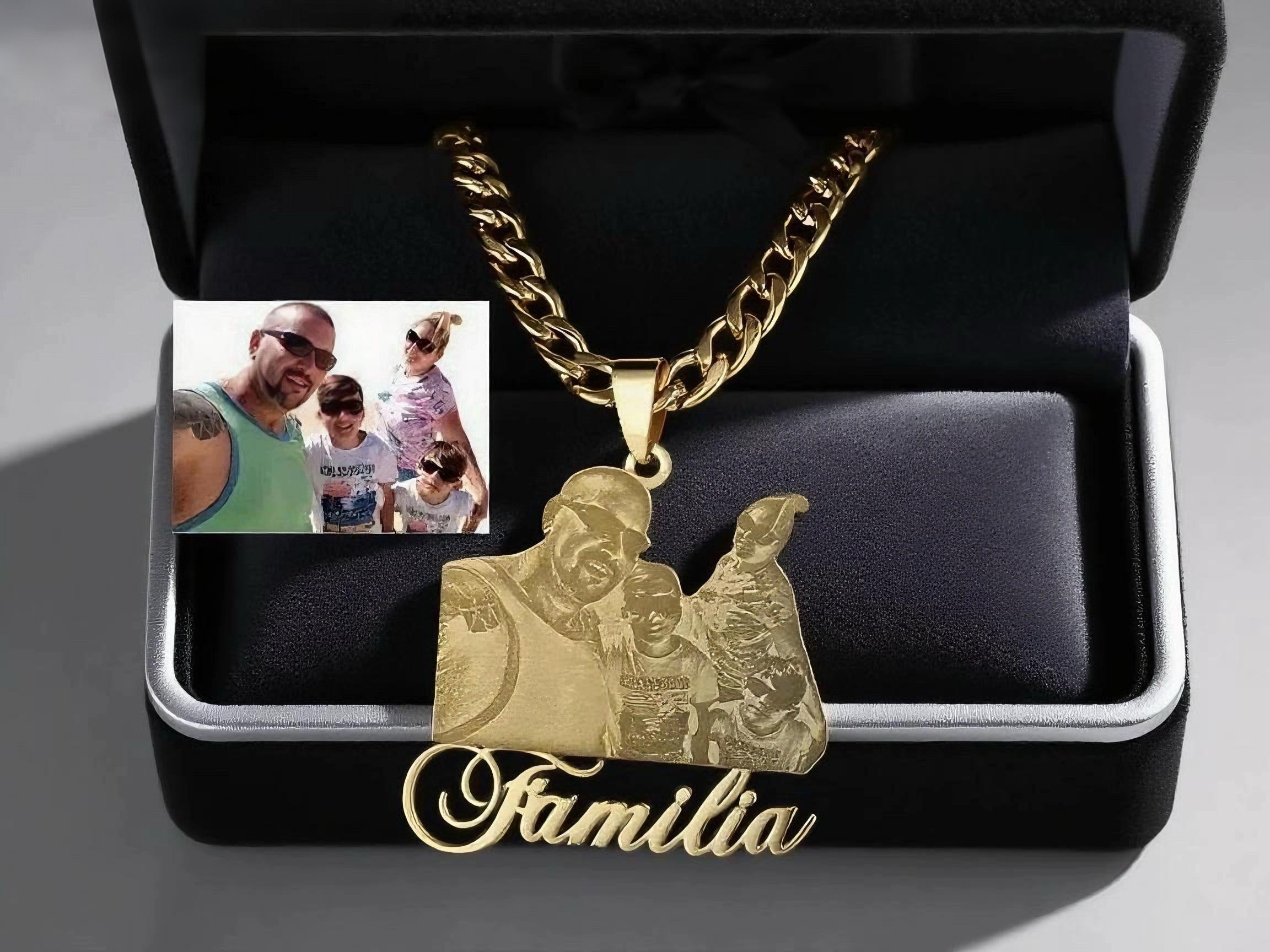 Custom Titanium Steel Necklace: Carry Your Loved Ones Everywhere