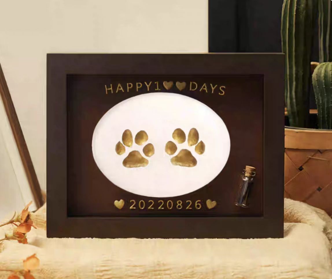 Homemade Pet Paw Print Kit （5.98*7.99in）