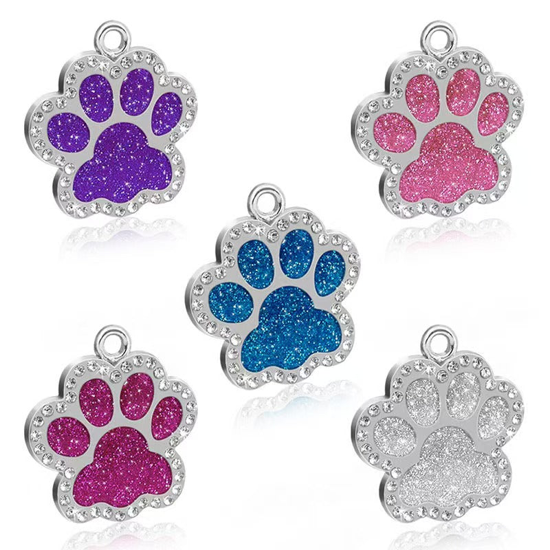 Sparkling Personalized Pet Tag: Shine with Love for Your Furry Friend