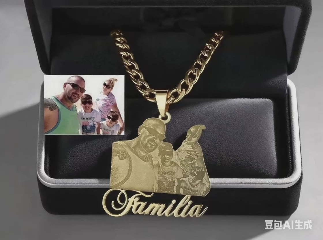 Custom Titanium Steel Necklace: Carry Your Loved Ones Everywhere