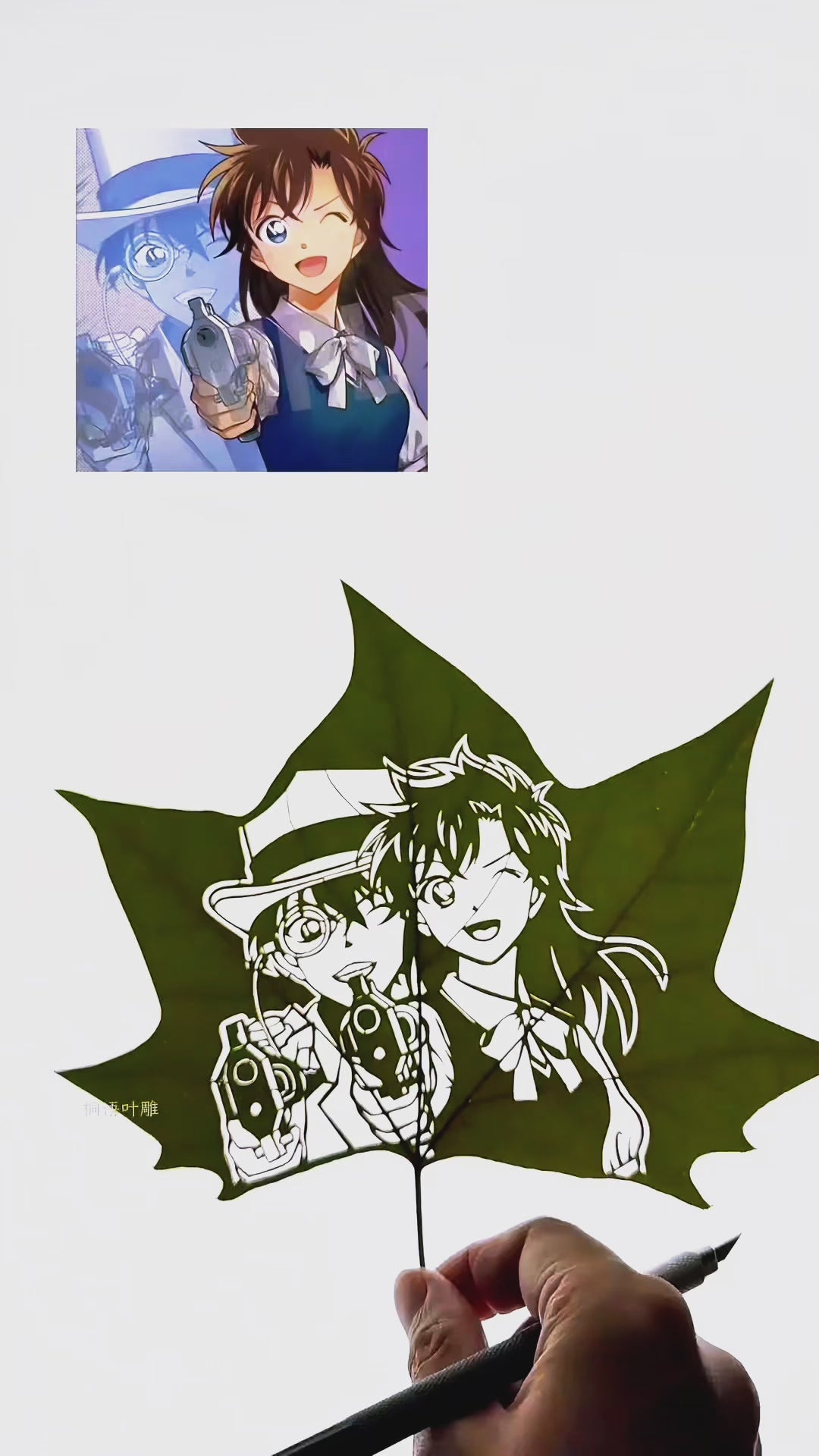 Custom Leaf Carvings of Your Favorite People – One-of-a-Kind Art