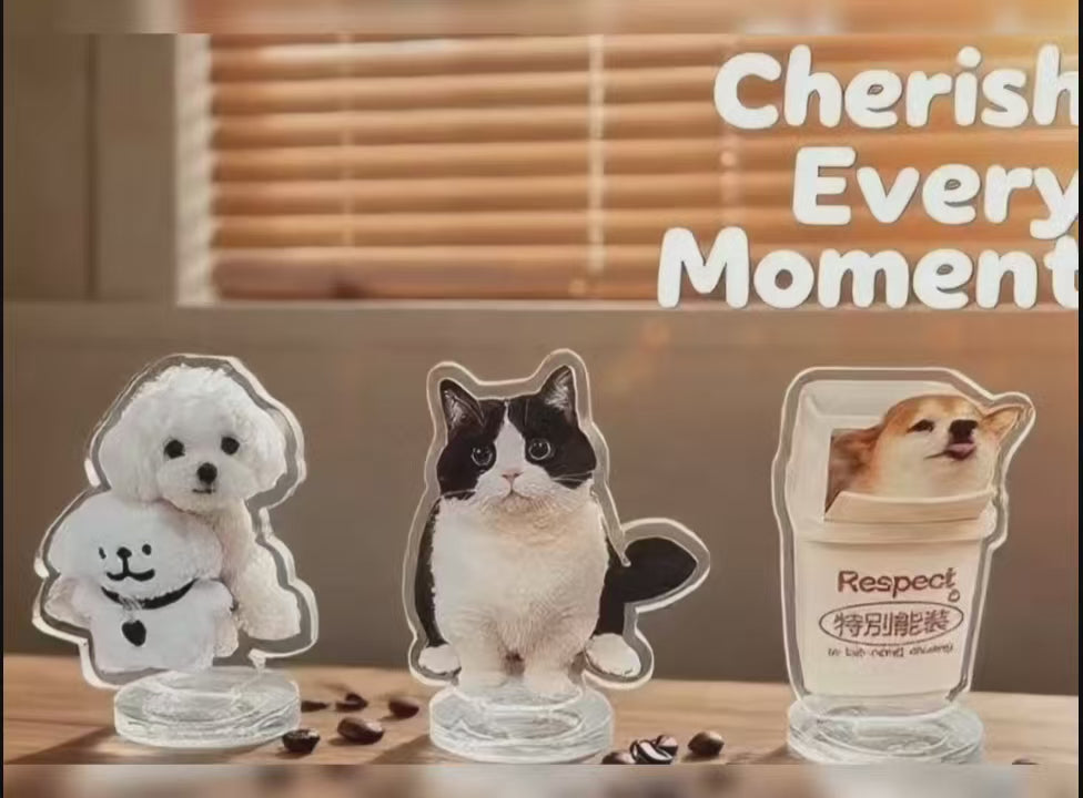 Acrylic Pet Charm: Freeze Your Furry Love into Timeless Light