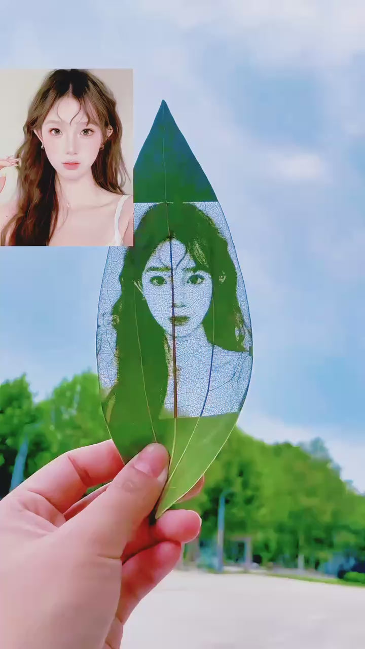 Custom Peace Leaf Carvings of Your Favorite People – One-of-a-Kind Art